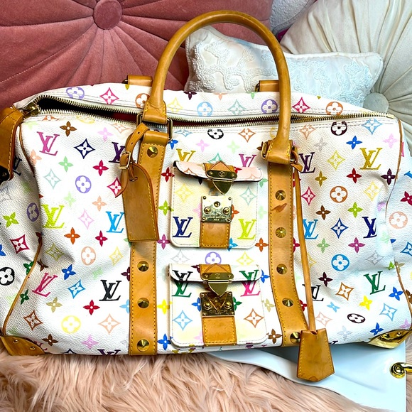 Louis vuitton multicolor keepall hotsell